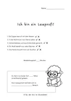 Vorschau - Arbeitsblätter - Leseprofi 1-3 für die 2. Klasse - Seite 3