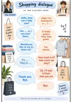 Vorschau - Arbeitsblätter - Shopping Dialogue – Englisch Partnerarbeit - Seite 1