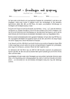 Vorschau - Arbeitsblätter - Strafarbeiten Sportunterricht (Thema: Sprint) - Deckblatt