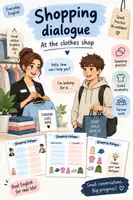Vorschau - Arbeitsblätter - Shopping Dialogue – Englisch Partnerarbeit - Deckblatt