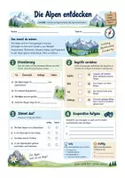 Vorschau - Stundenentwürfe - Die Alpen – Arbeitsmaterial Sachunterricht Klasse 3/4 | Arbeitsblätter - Seite 3