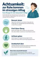Vorschau - Arbeitsblätter - Ethik Achtsamkeit Klasse 7-10 – Infografik & Lückentext (Arbeitsblatt) - Deckblatt