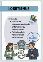 Vorschau - Stundenentwürfe - Unterschied zwischen Interessenverbänden und Gewerkschaften (Lobbyismus) - Deckblatt