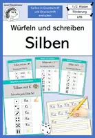 Vorschau - Fördermaterial/Inklusion - Würfeln und schreiben - Silben - Deckblatt