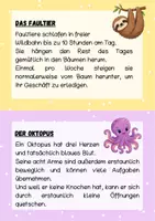 Vorschau - Stationenlernen - Lesetexte Wildtiere Klasse 2 Leseband Lesetandem - Seite 1