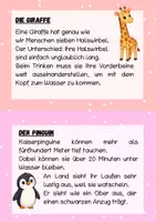 Vorschau - Stationenlernen - Lesetexte Wildtiere Klasse 2 Leseband Lesetandem - Seite 2