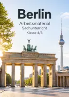 Vorschau - Arbeitsblätter - Berlin – Arbeitsmaterial Sachunterricht Klasse 4/5 | Arbeitsblätter - Deckblatt