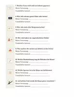 Vorschau - Arbeitsblätter - Klassenquiz Mittelstufe Erster Schultag Kennenlernen - Seite 1