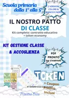 anteprima - Altro tipo di materiale - Kit gestione classe e accoglienza - Patto di classe + token - PDF - Pagina di copertina