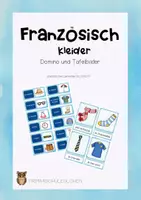 Vorschau - Präsentationen/Tafelbilder - Kleider Französisch Domino und Tafelkarten Dis Donc 5 - Deckblatt