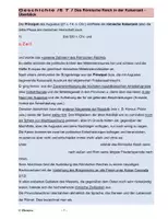 Vorschau - Arbeitsblätter - Römische Geschichte: Kaiserzeit - Überblick - Deckblatt