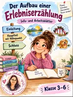 Vorschau - Arbeitsblätter - Aufbau der Erlebniserzählung - Deckblatt