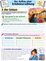 Vorschau - Arbeitsblätter - Aufbau der Erlebniserzählung - Seite 3