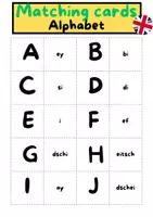 Vorschau - Arbeitsblätter - MEGAPACKAGE English alphabet (Domino, Memo-Spiel, worksheets...) - 5. Schulstufe - Seite 1