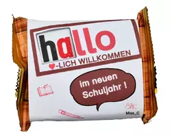 Vorschau - Mal- und Bastelvorlagen - Willkommensgruß: "hallo" herzlich willommen im neuen Schuljahr! - Seite 1