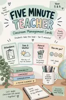 Vorschau - Bildkarten - 5-Minute-Teacher/ Karten für den Unterrichtseinstieg/Englisch - Deckblatt