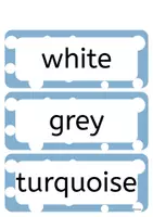 Vorschau - Bildkarten - FARBEN- Wörterkarten/Flashcards - Seite 3