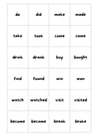 Vorschau - Stationenlernen - Matching cards past simple - English - 5. und 6. Schulstufe - Seite 1