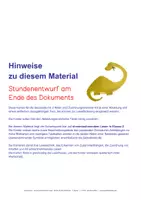 Vorschau - Stundenentwürfe - Leseverständnis Klasse 2 - Dinosaurier - Setzleiste - Seite 1