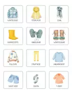 Vorschau - Fördermaterial/Inklusion - Anziehtafel Montessori | Bildkarten Kleidung Wetter | Organisation Material Erzieher | Vorschule - Seite 1