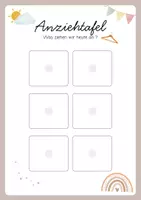 Vorschau - Fördermaterial/Inklusion - Anziehtafel Montessori | Bildkarten Kleidung Wetter | Organisation Material Erzieher | Vorschule - Seite 3
