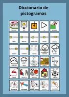 Vista previa - Refuerzo / NEE / Materiales de apoyo - Cauderno / Diccionario de pictogramas - Portada