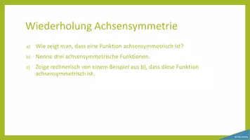 Vorschau - Arbeitsblätter - Achsensymmetrie und Punktsymmetrie üben (Analysis) - Seite 2