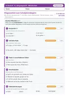 Vorschau - Klassenarbeiten - Diagnosetest Schuljahresbeginn 8 Mittelschule - Seite 1