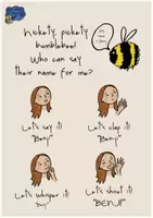 anteprima - Flashcard - Ice Breaker Rhyme - Hickety Pickety Bumblebee - Pagina 1