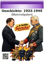 Vorschau - Unterrichtsreihen - 1933-1945: Geschichte in einfacher Sprache - Deckblatt