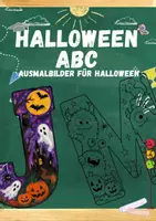 Vorschau - Mal- und Bastelvorlagen - Halloween ABC zum Ausmalen. - Deckblatt