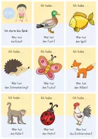 Vorschau - Stundenentwürfe - Ich habe wer hat Lesespiel TIERE - Seite 2
