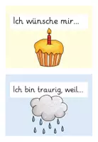 Vorschau - Bildkarten - Gesprächskarten Gefühle & Gedanken - 8 Reflexionskarten für die Grundschule - Seite 2