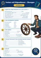 Vorschau - Arbeitsblätter - Kleine Aufrischung - Verben mit Präpositionen - DaF DaZ - A2 - Seite 2