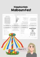 Vorschau - Arbeitsblätter - Klappbüchlein - Maibaumfest - Deckblatt