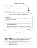Vorschau - Klassenarbeiten - Klausur EF Lyrik - Aufgabentyp 4a, Gedicht:"Halt ein, maßloser Frühling!" - Deckblatt