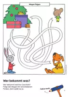 Vorschau - Arbeitsblätter - Weihnachtsrätsel – Kunterbunter Kindergartenblock ab 4 Jahre - Seite 2