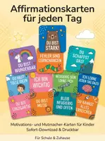 Vorschau - Fördermaterial/Inklusion - Affirmationskarten für jeden Tag - Deckblatt