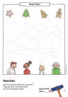 Vorschau - Arbeitsblätter - Weihnachtsrätsel – Kunterbunter Vorschulblock ab 5 Jahre - Seite 3
