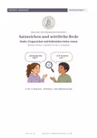 Vorschau - Arbeitsblätter - Satzzeichen und wörtliche Rede – Zeichensetzung üben | Deutsch 5. Klasse - Seite 1