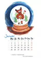 Vorschau - Arbeitsblätter - Zimtstern Kalender 2027 Grundschule - Seite 1