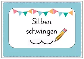 Vorschau - Präsentationen/Tafelbilder - Silben | Silben schwingen | Tafelbilder für die digitale Tafel - Seite 3