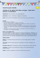 Vorschau - Präsentationen/Tafelbilder - Silben | Silben schwingen | Tafelbilder für die digitale Tafel - Seite 1