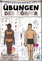 Vorschau - Arbeitsblätter - Materialpaket "Der Körper" DaZ / DaF / Deutsch - Seite 1