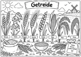 Vorschau - Arbeitsblätter - Getreide Differenzierung - Seite 2