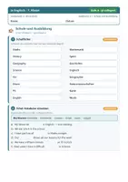 Vorschau - Arbeitsblätter - Wortschatz Englisch 7 Mittelschule - Seite 3
