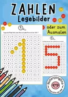 Vorschau - Arbeitsblätter - Zahlen Legebilder für Muggelsteine / Knöpfen Ziffern legen Zahleinführung - Deckblatt