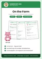 Vorschau - Arbeitsblätter - Englisch Klasse 2: On the Farm – Bauernhoftiere - Deckblatt