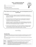 Vorschau - Klassenarbeiten - Klausur SoWi, Inhaltsfeld 4, Wirtschaftspolitik, Fiskalpolitik - Deckblatt