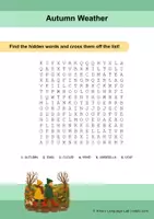 Προεπισκόπηση - Φύλλα εργασίας - Back to School & Autumn 4 Word Searches & 4 Crosswords (Worksheet Bundle) - Εξώφυλλο